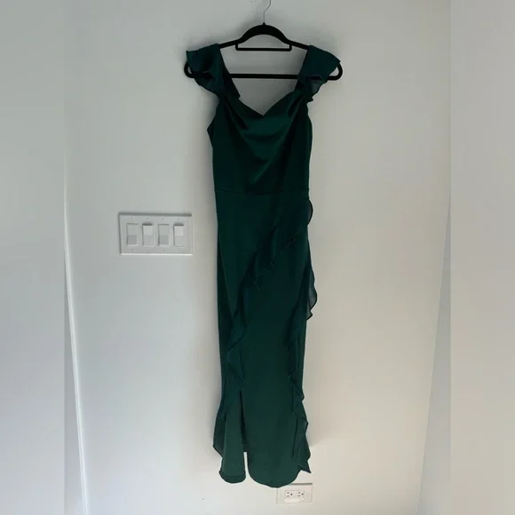 GRACE KARIN Sleeveless Turn-down Collar Fishtail High Slit Bodycon Party NEW - Picture 2 of 12